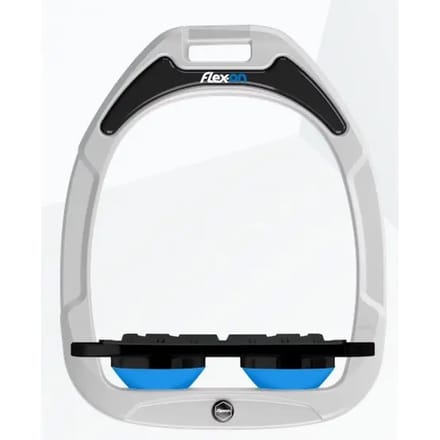 Platte Grip Beugels Wit/Zwart/Blauw Flex-On Green Composite