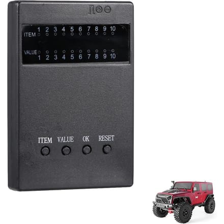 HOBBYFANS Programmeerkaart voor het programmeren van HOBBYFANS OCDAY GOOLRC?Borstelloze ESC 1:10 Off-road RC Auto zwart