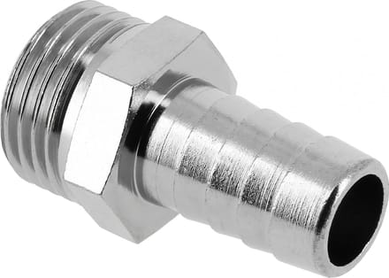 Bonfix Draadfitting Slangpilaar 1/2 x 14 - buitendraad x mm (diameter) - verchroomd
