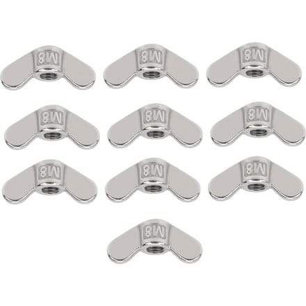 10 stuks M8 Vleugelmoeren Vlindermoeren 304 Roestvrij Staal Bevestigingsmiddel Hardware Accessoire
