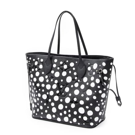 Ltd. Ed. Yayoi Kusama Infinity Dots Neverfull MM Schoudertas