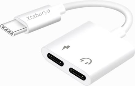 Type C Vrouwelijk Splitter - Dac 2 In 1 Snelle Lading en Audio Type USB C - Hoofdtelefoon Adapter