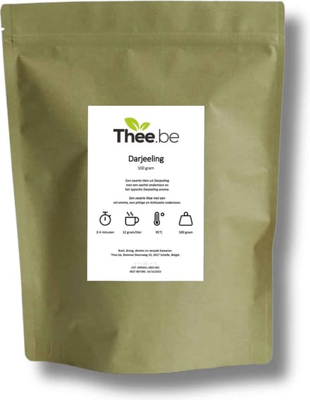 Darjeeling zwarte thee – 500 gram losse thee