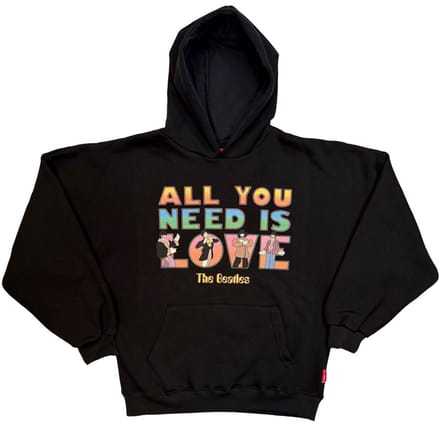 The Beatles - AYNIL Stacked Hoodie/trui - M - Zwart