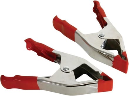 Toolland Lijmklemmen, metaal, 150 mm (6"), 2 stuks, snelle sluiting, rood