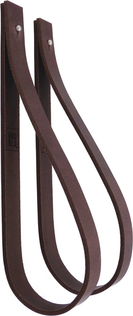 NOOBLU Ophanglus SLING 2,5 cm - Maat: M - 60 cm, Kleur: Chocolate brown