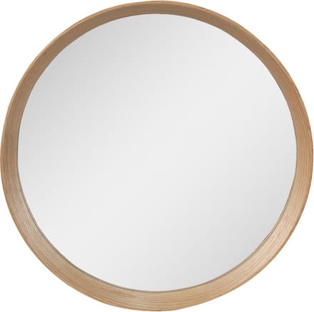 Clayre & Eef Spiegel Ø 50 cm Bruin Hout