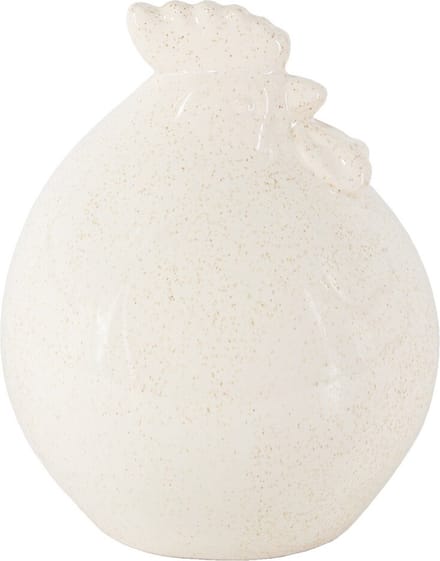 Aardewerk kip beige