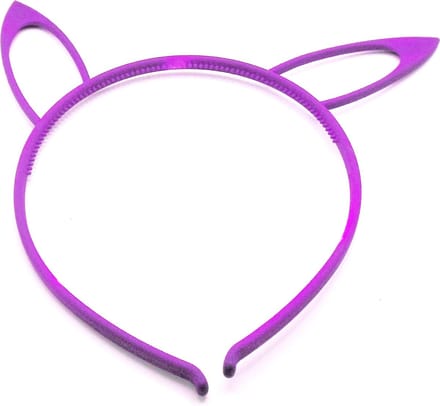 Diadeem met punt oren paars - kinderfeestje - verjaardag