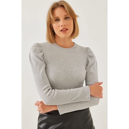 Draperige Basis Top met Detail
