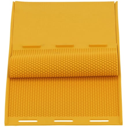 2 stuks 5,4 mm bijenwaspersmal DIY rubberen kamfunderingsplaat bijenhouderij-accessoire geel orange