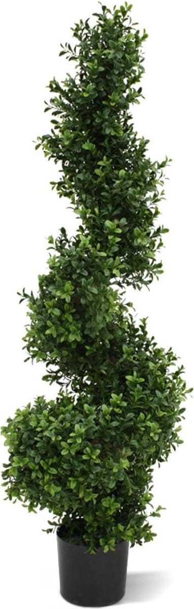 Buxus spiraal deluxe kunstboom 100cm - UV bestendig