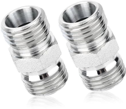 M14 Koolstofstalen Fittingadapters - 2 Stuks Hydraulische Slangaansluiting voor Minigraafmachines