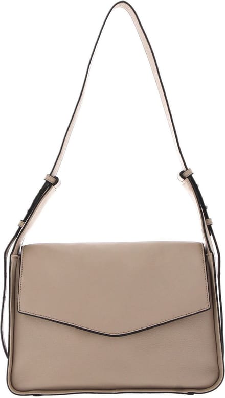 FREDsBRUDER Leren Schoudertas FB Satchel Marble Beige