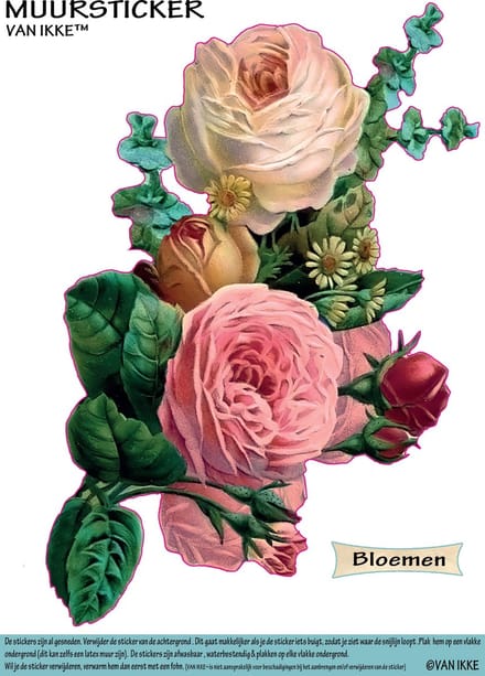 Muursticker Bloemen