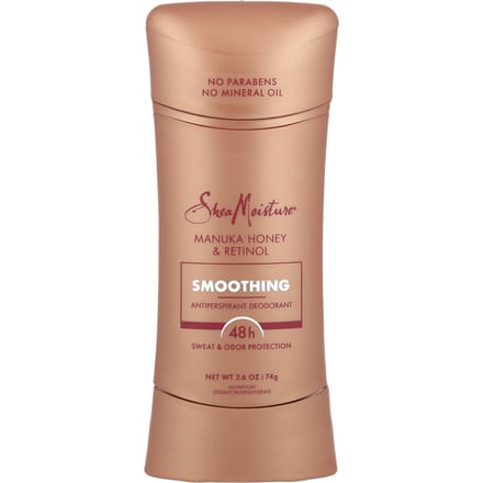 SheaMoisture, Antiperspirant Deodorant, Smoothing, Manuka Honey and Retinol, 2.6 oz (74 g) beige