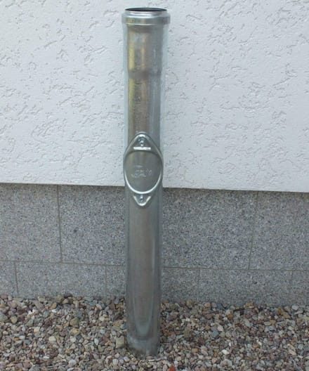 RVS Standpijp 1 Meter DN100 met Reinigingsluik voor Riool en Afvoer
