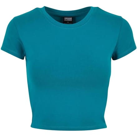 Urban Classics - Stretch jersey Crop top - 4XL - Blauw