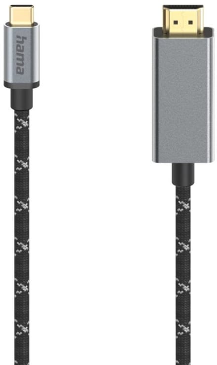 Hama Video Kabel USB C - HDMI Ultra-HD 8K/60Hz 150 cm Aluminium