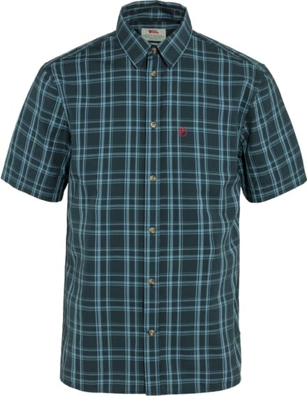 Fjällräven Övik Lite Overhemd - Herenblouse korte mouw - Dark Navy-Dawn Blue