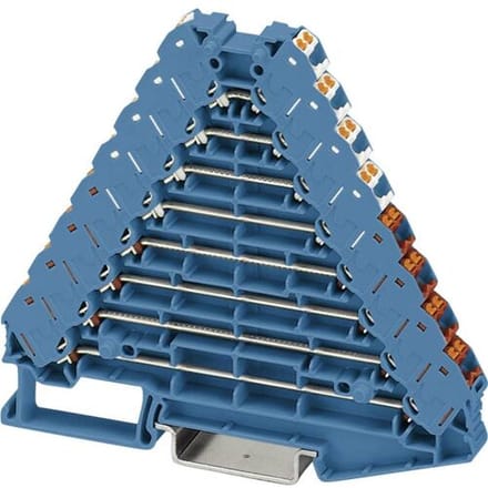 Phoenix Contact 3270134 Rangeerverdeler 8.3 mm Spanveer Blauw 10 stuk(s)