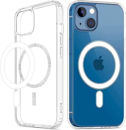 Techgrip - Hoesje geschikt voor iPhone 14Plus Transparant Magsafe Compatible