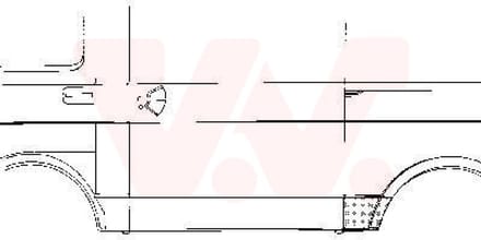 Van Wezel - ACHTER SCHERM VOOR VW LT 1982-1996 ARC546204VWAN