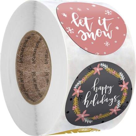Without Lemon - Kerststickers 2023 - 500 stuks - Sticker size: 2.5cm - Kerst - Cadeau - Versiering - Verpakking