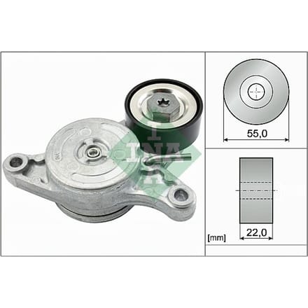 Schaeffler Ina Spanarm, V-ribbelriem INA 534 0420 10