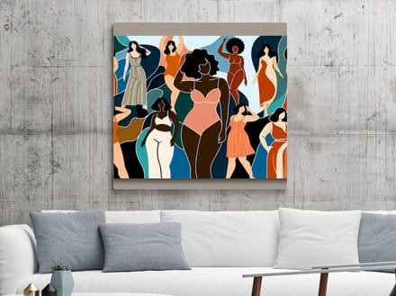 Kunstprint | Wanddecoratie | Dibond | 50 × 50 cm