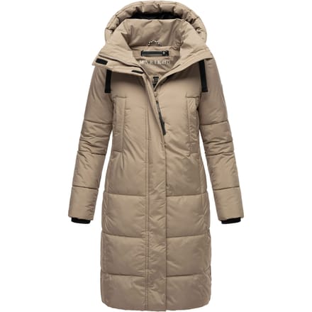 Marikoo dames winterjas Laryaa – lang, warm & met afneembare capuchon