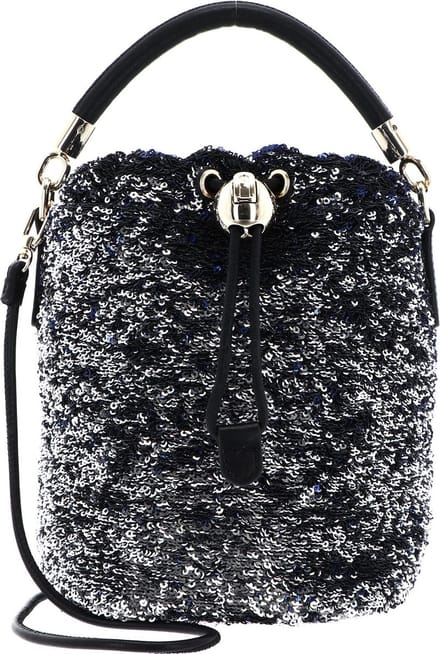 FURLA Handtas Schoudertas Mionido Bucket Bag Dark Silver Zilverkleurig