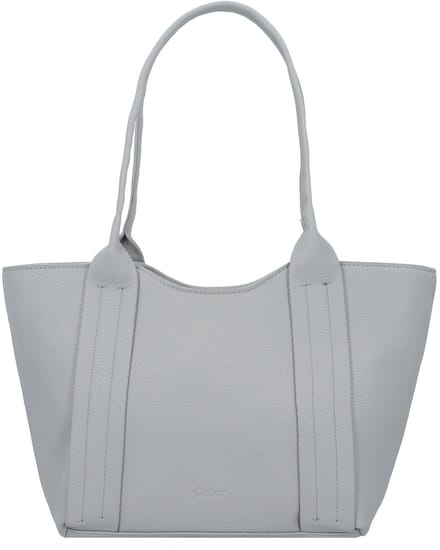 Gabor Handtas Schoudertas Christine Zip Shopper Light Grey Lichtgrijs