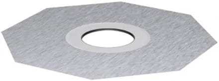 ACO dunbedflens D125 spuitgietdeel met vlies, 2040.00.01
