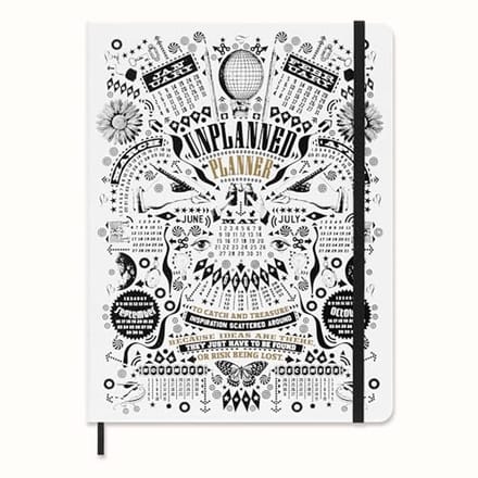 XL Weekplanner Harde Kaft - Ongeplande Planner voor Creatieve Geesten