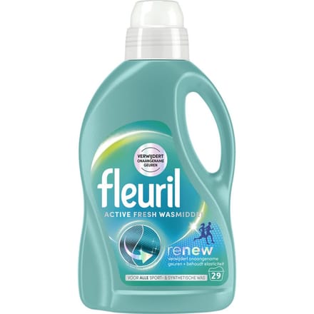 Fleuril Active Fresh - Vloeibaar Wasmiddel - Voordeelverpakking - 3x29 Wasbeurten