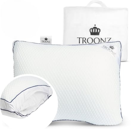 Troonz Hoofdkussen Dreamscape Plus 60x70 cm - Aanpasbaar Hoofdkussen - Ondersteuning voor Iedere Slaper