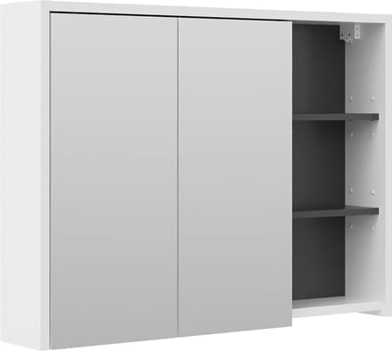 Vicco Viola Badkamerspiegelkast – 100 x 75 cm Wit/antraciet