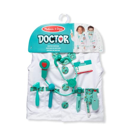 Melissa & Doug – Verkleedset dokter – Inclusief stethoscoop met geluid