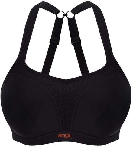 Panache - Power Sport BH met beugel - Zwart - 70J