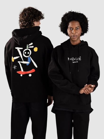 Macba Life Skateboy Hoodie zwart