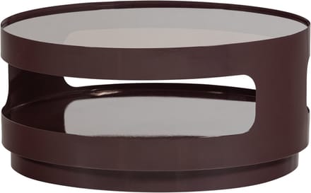 WOOOD Sero Salontafel - Metaal/Glas - Bruin - 32x70x70