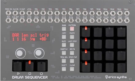 Erica Synths Black Key Set für Drum Sequenzer - Accessoire voor modular synthesizer
