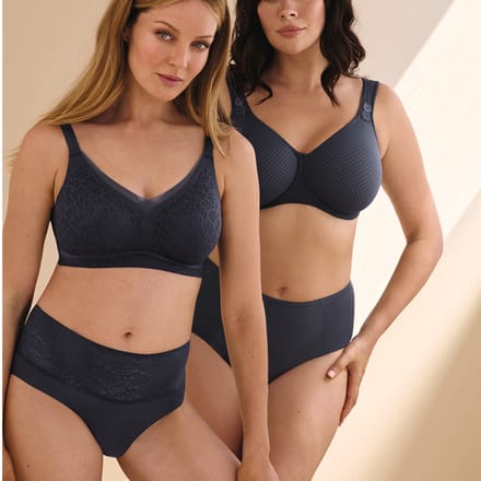 Anita - Essential Smart High Waist Slip - Shadow Blue