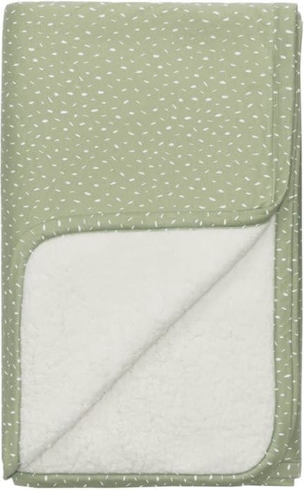 Plum Plum - Deken bed 120x150cm - Dot Pistache