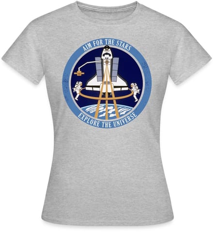 NASA Aim For The Stars T-Shirt Dames