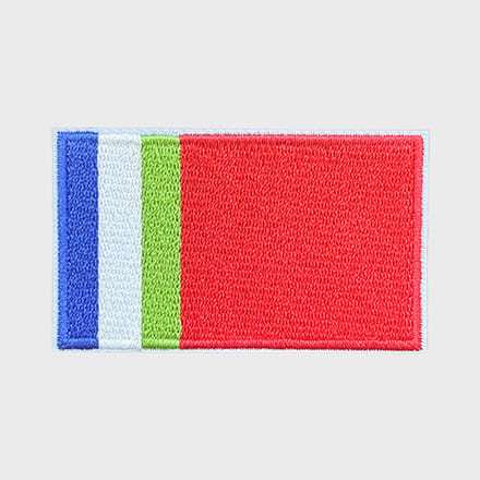 Patchy® – Molukse Vlag Strijk Embleem Patch 6.5 x 4 cm
