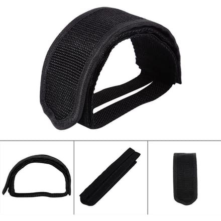 Fixed Gear Fixie Racefiets Fietsen Zelfklevend Pedaal Toe Clip Riem black