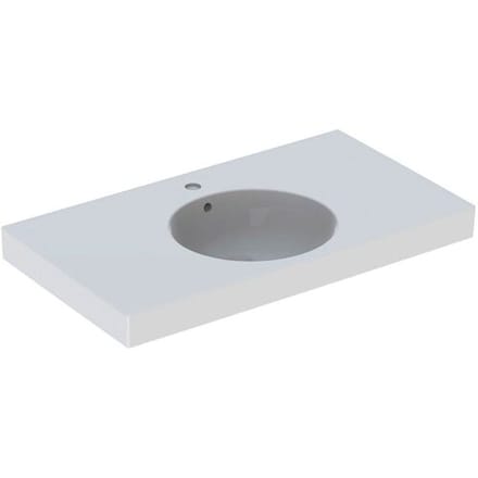 Geberit Preciosa II washbasin 90 x 50 cm with tap hole and overflow 123290000