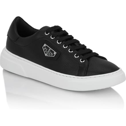 Leather Lo-Top Sneakers Iconic Plein